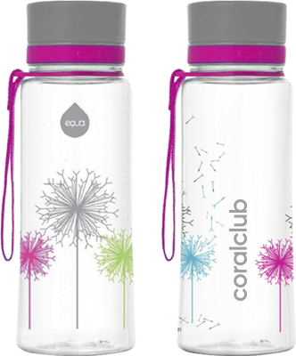 EQUA BPA free bottle "Dandelion", 600ml